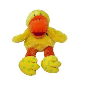 Gymboree 2004 Vintage Yellow Duck Hand Puppet Plush Stuffed Toy Plushie Baby Toy